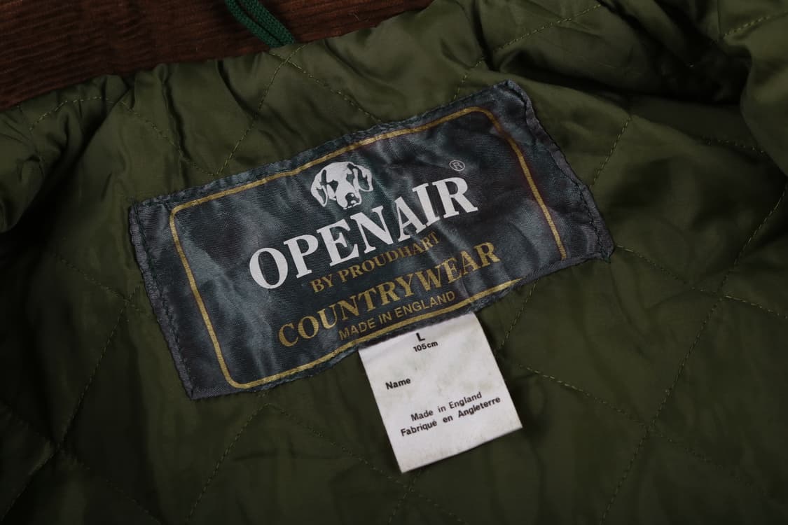 [L] OPENAIR 빈티지 UK 카모 왁스자켓 상품이미지7