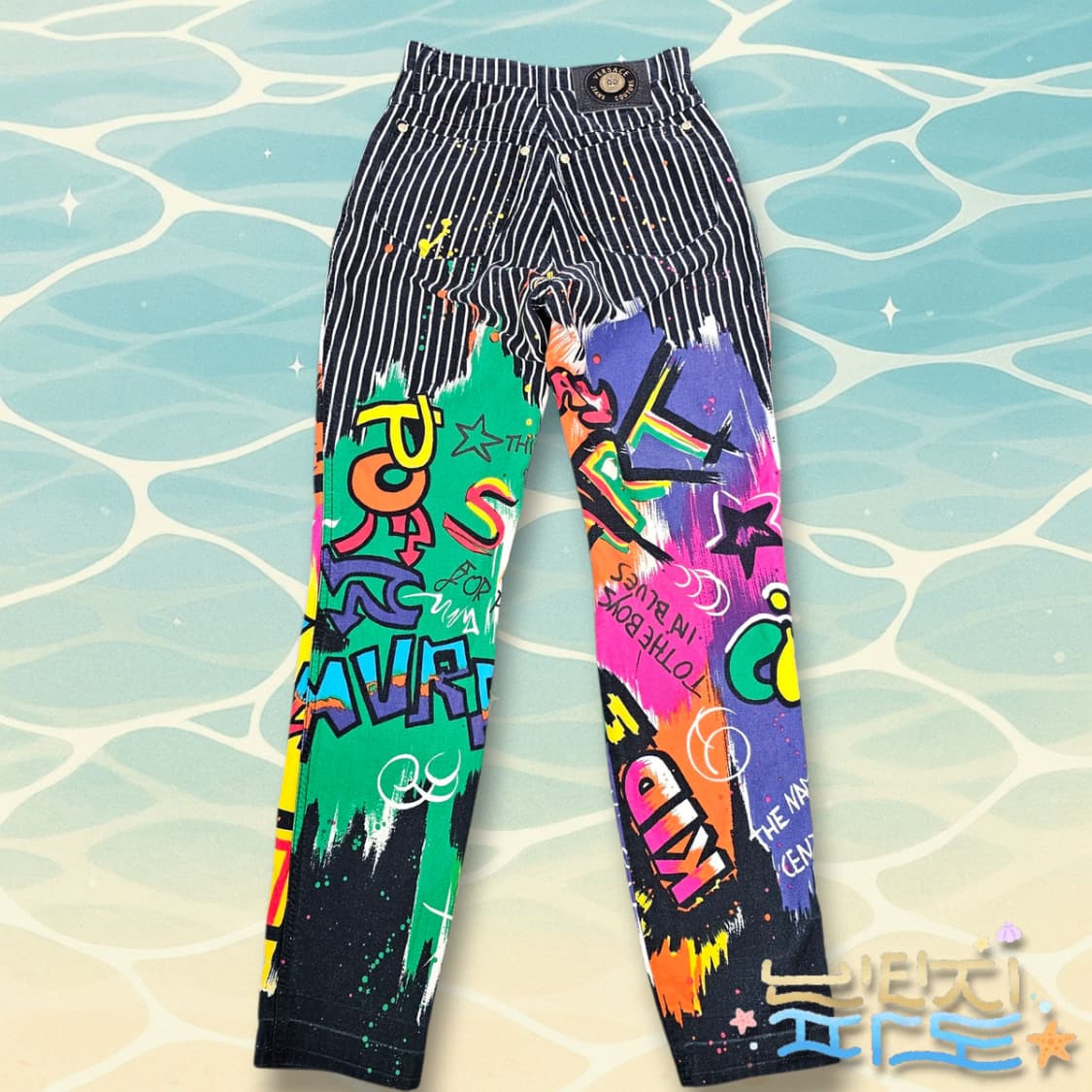 25 90s VERSACE 베르사체 팝아트 데님팬츠 상품이미지7