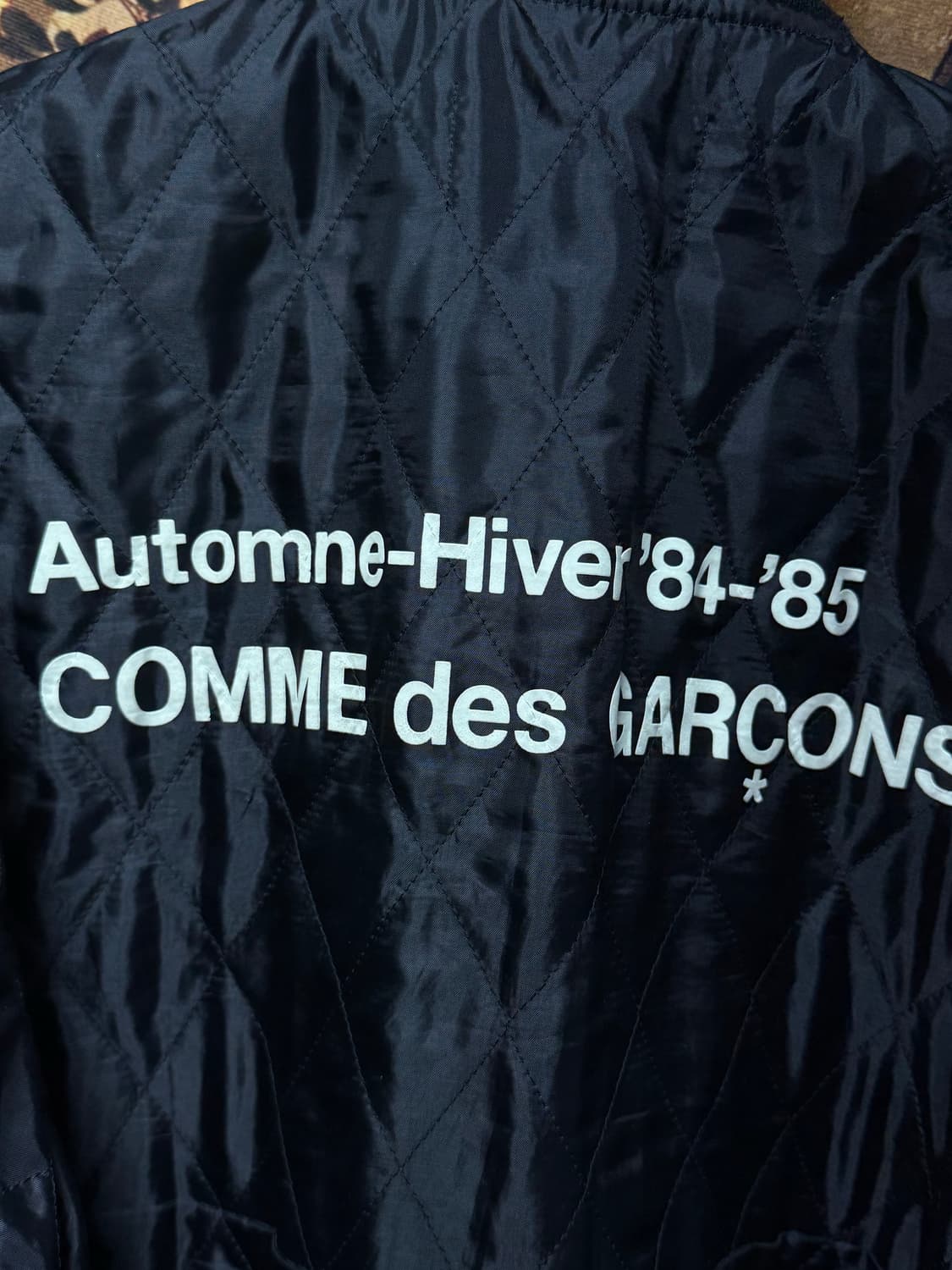 꼼데가르송 cdg 퀼팅 스태프 블루종 XL 상품이미지4