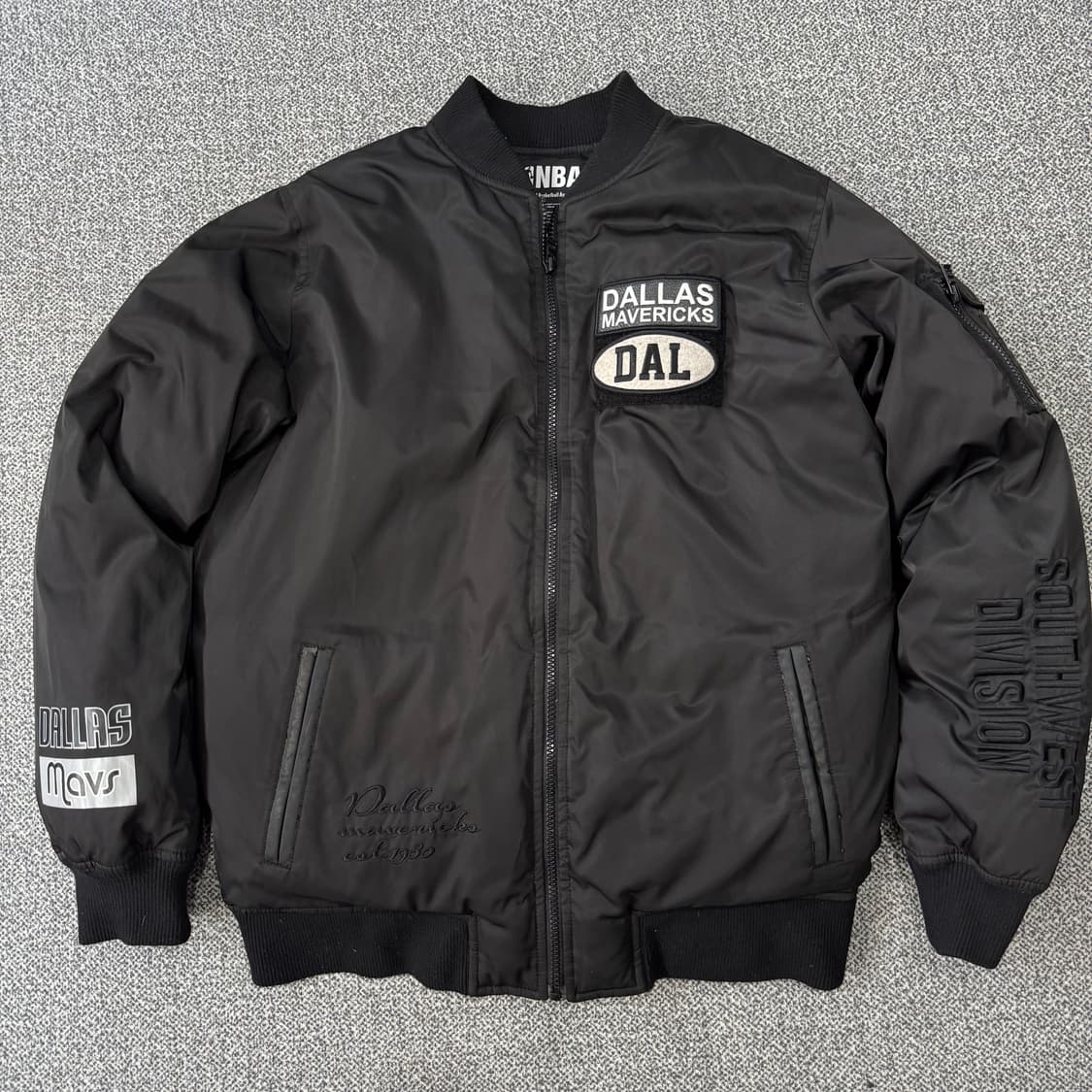 NBA  사우스웨스트디비젼 달라스 MA1 항공자켓 상품이미지1