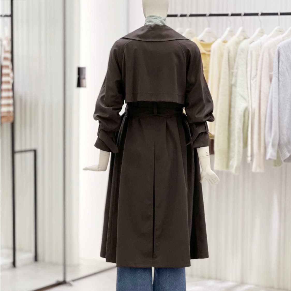 23FW 씨씨콜렉트 플랩포인트 더블버튼 트렌치코트 상품이미지3