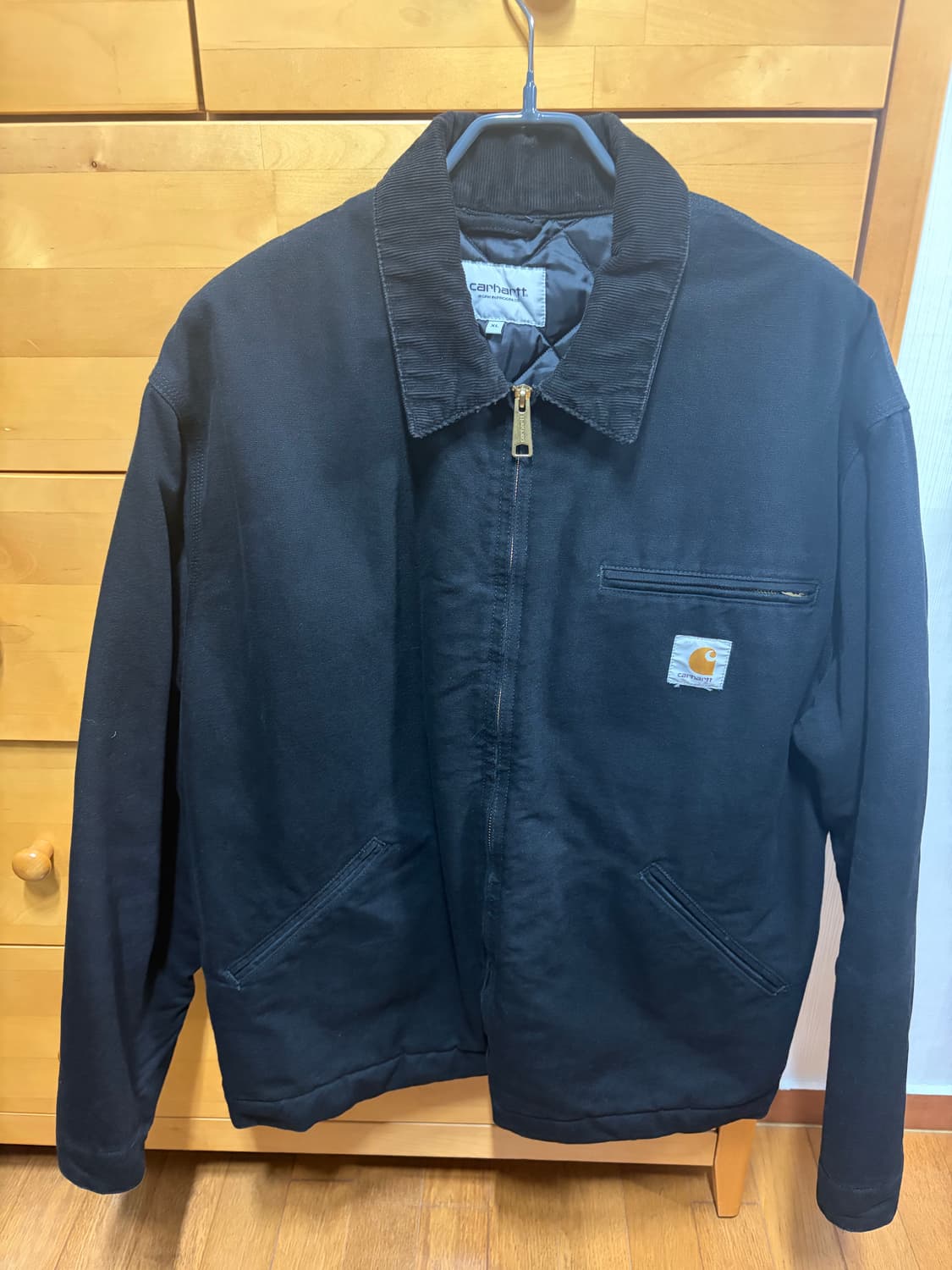 칼하트 WIP 디트로이트 OG 블랙 자켓 XL 상품이미지2