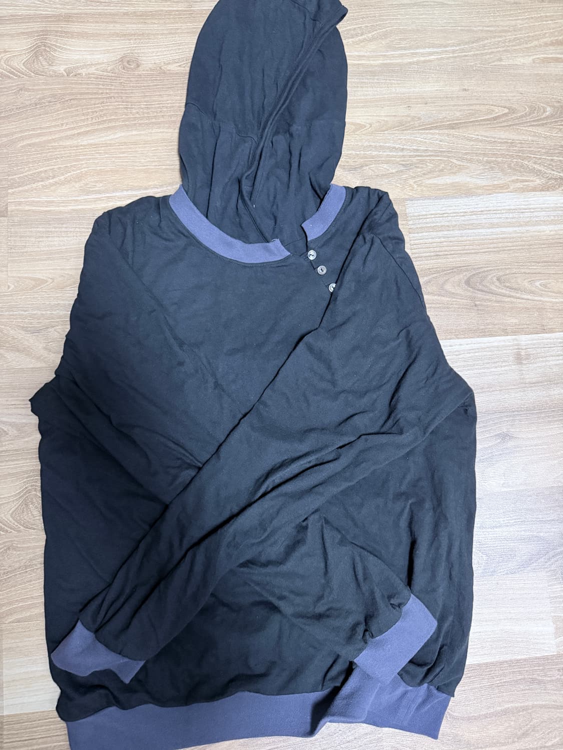 해칭룸 듀얼 후디 블랙 3 상품이미지3