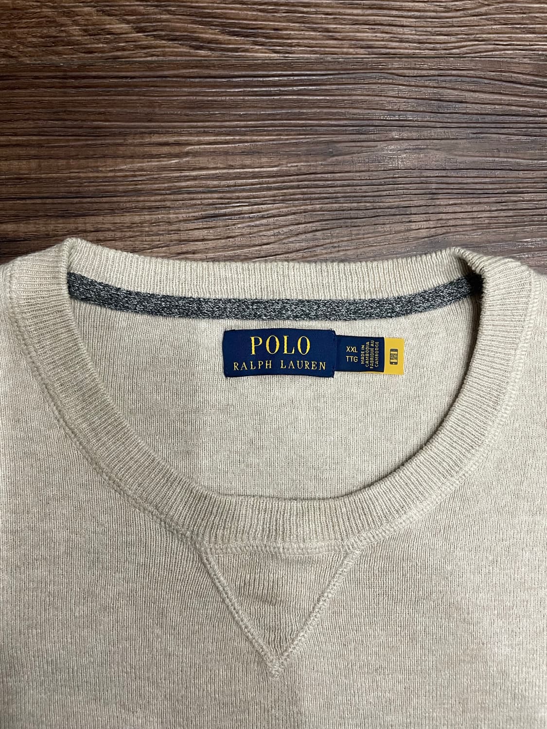폴로 랄프로렌 오트밀 니트 스웨터 상품이미지6