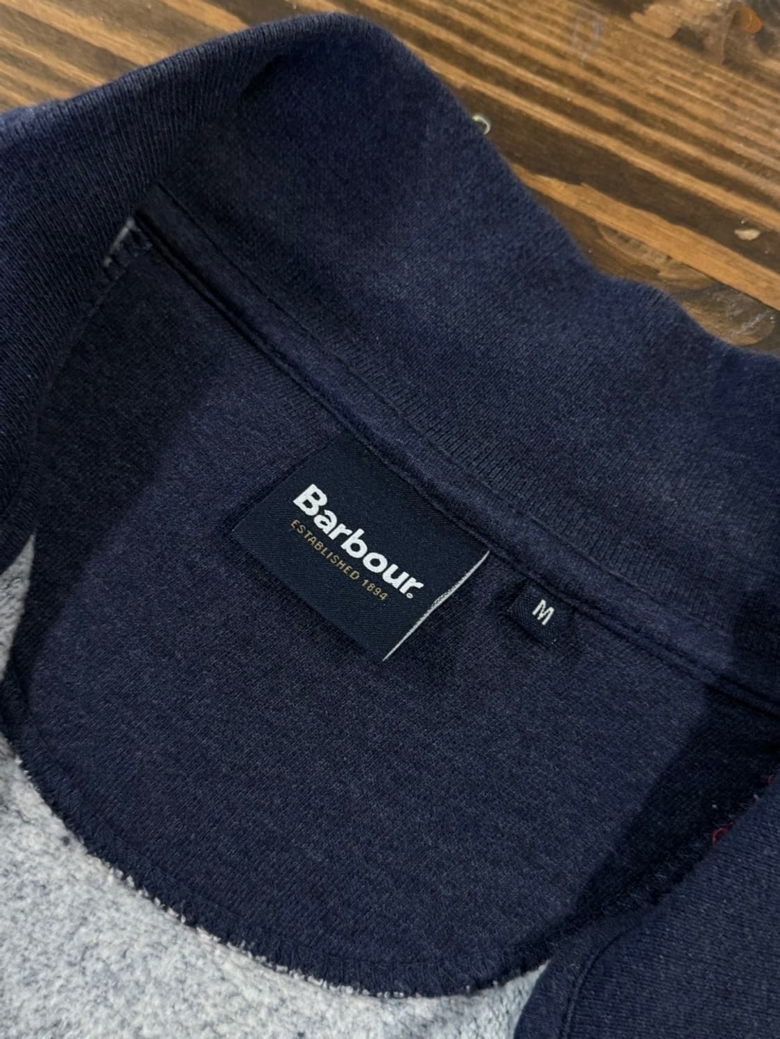 바버 쿼터짚 스웻 100 상품이미지10