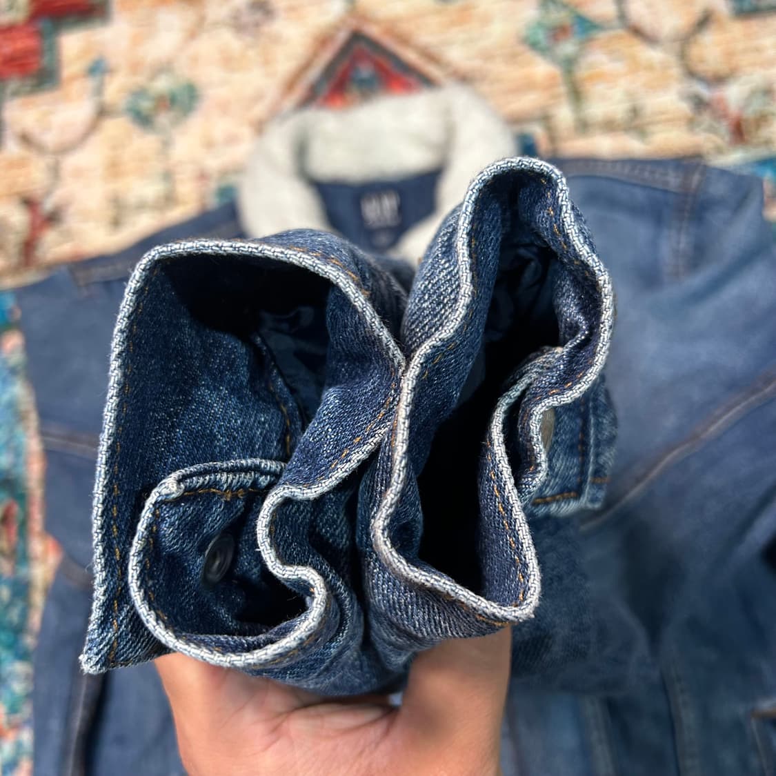 [L] GAP 쉐르파 데님 자켓 상품이미지4