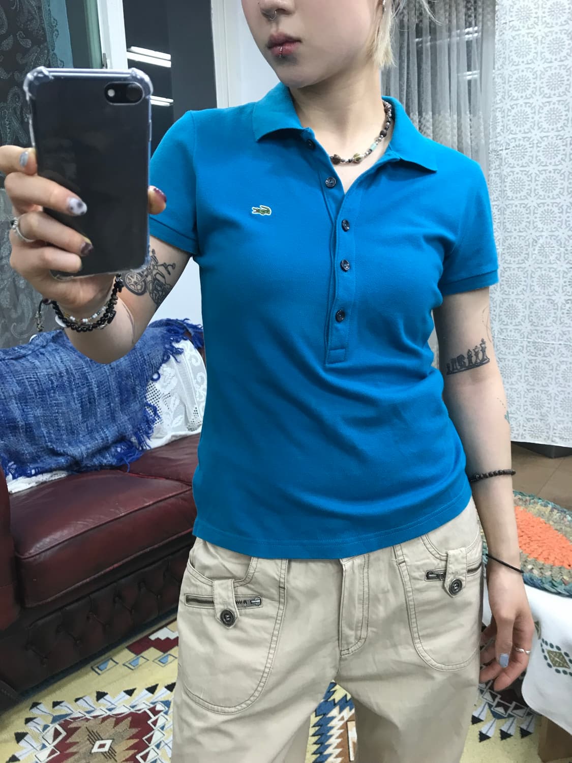 라코스테 여성 반팔 카라티 (Z1041) 상품이미지2