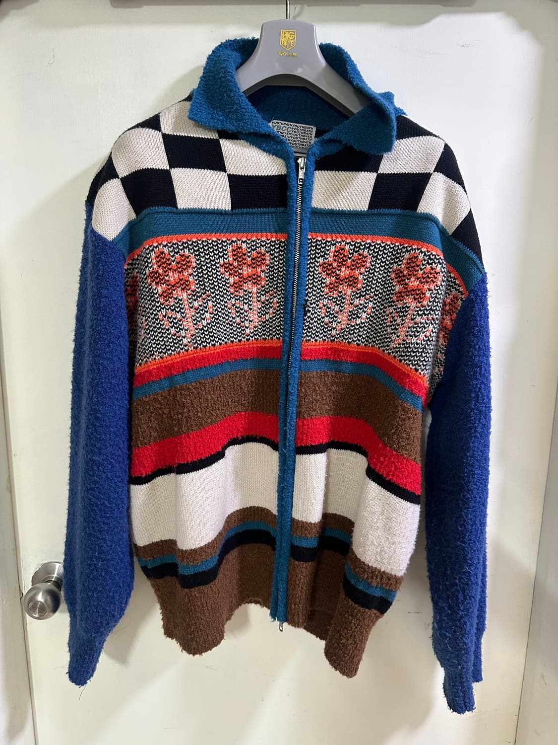 유쓰배쓰 카라 가디건  상품이미지1