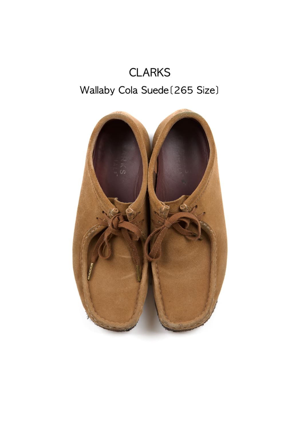 CLARKS 왈라비 콜라 스웨이드 상품이미지1