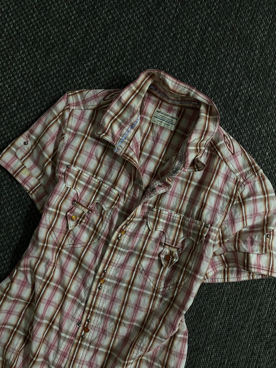 [Nicole Club For Men] Tribal Pattern Det 상품이미지4
