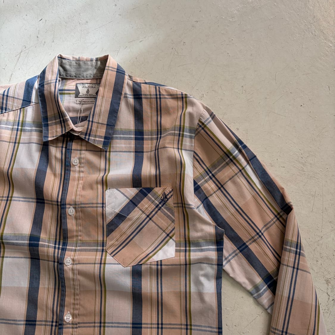 Volcom 볼컴 빈티지 체크셔츠 M 상품이미지2