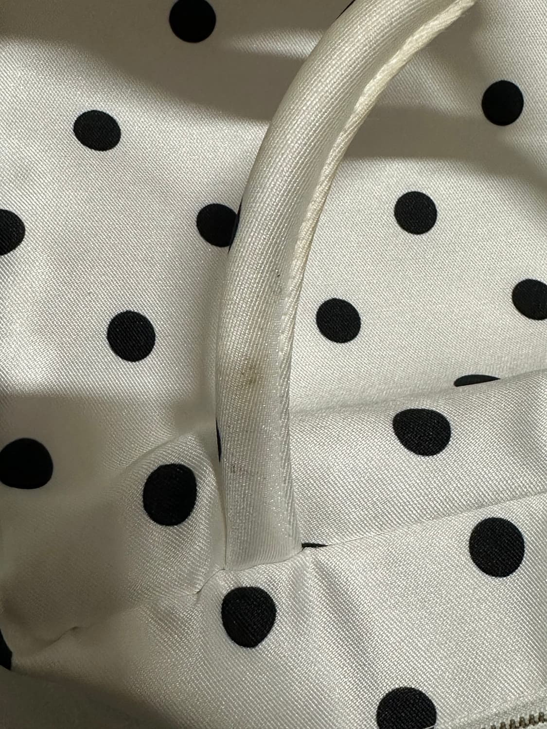 피치바스켓마켓 Polka Dot Bag (white) 상품이미지3