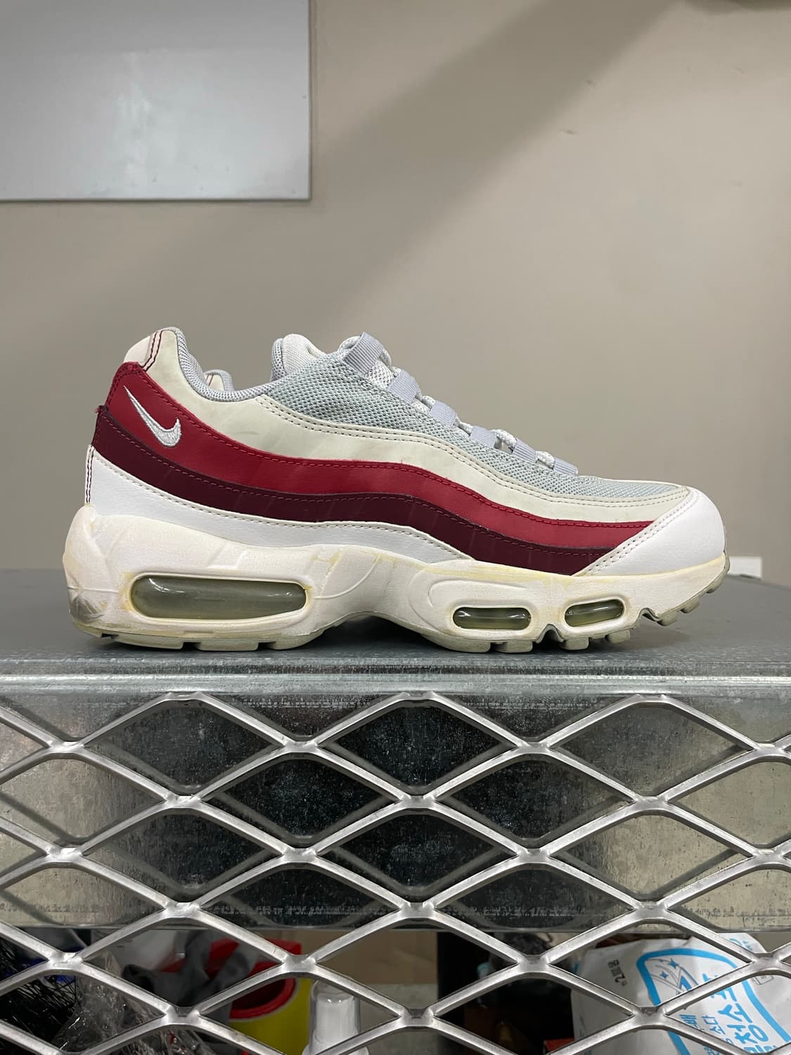 나이키 에어맥스95 화이트 퓨어 레드 250 (gr-4276) 상품이미지4