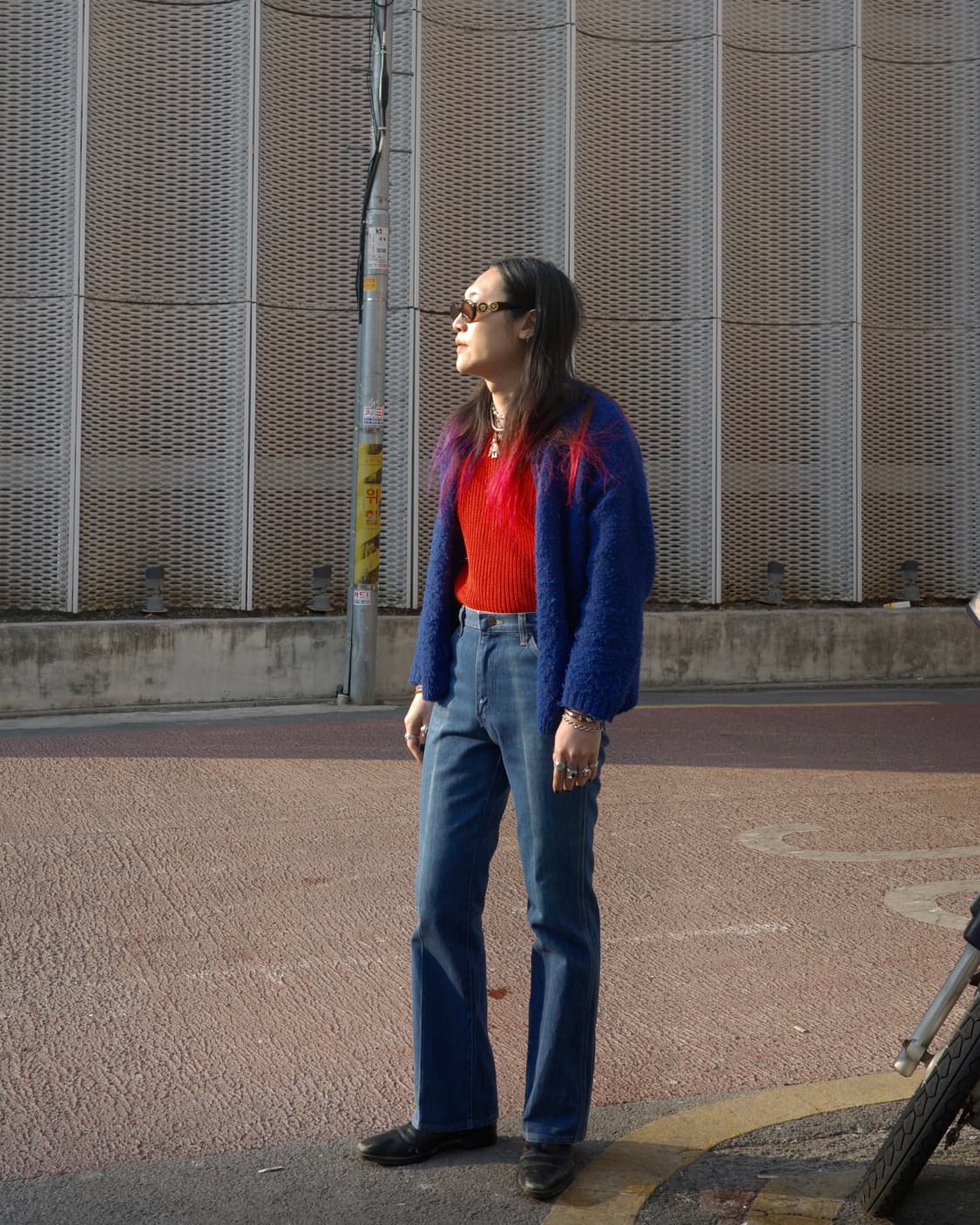 70s 랭글러 일자페이딩 플레어 데님 팬츠 상품이미지6