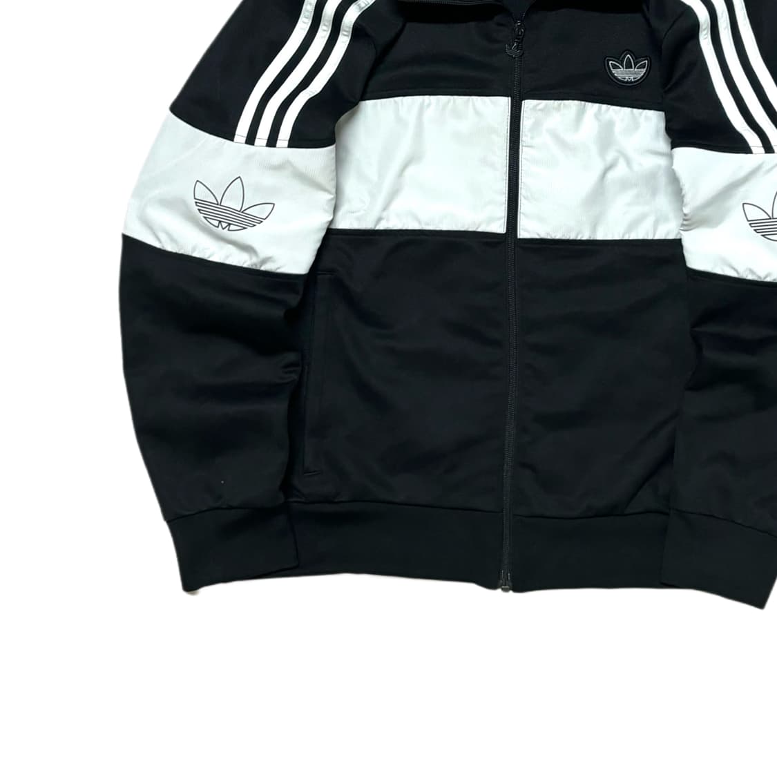 아디다스 NCT 해찬 반드릭스 검흰 블랙 져지 트랙탑 상품이미지3