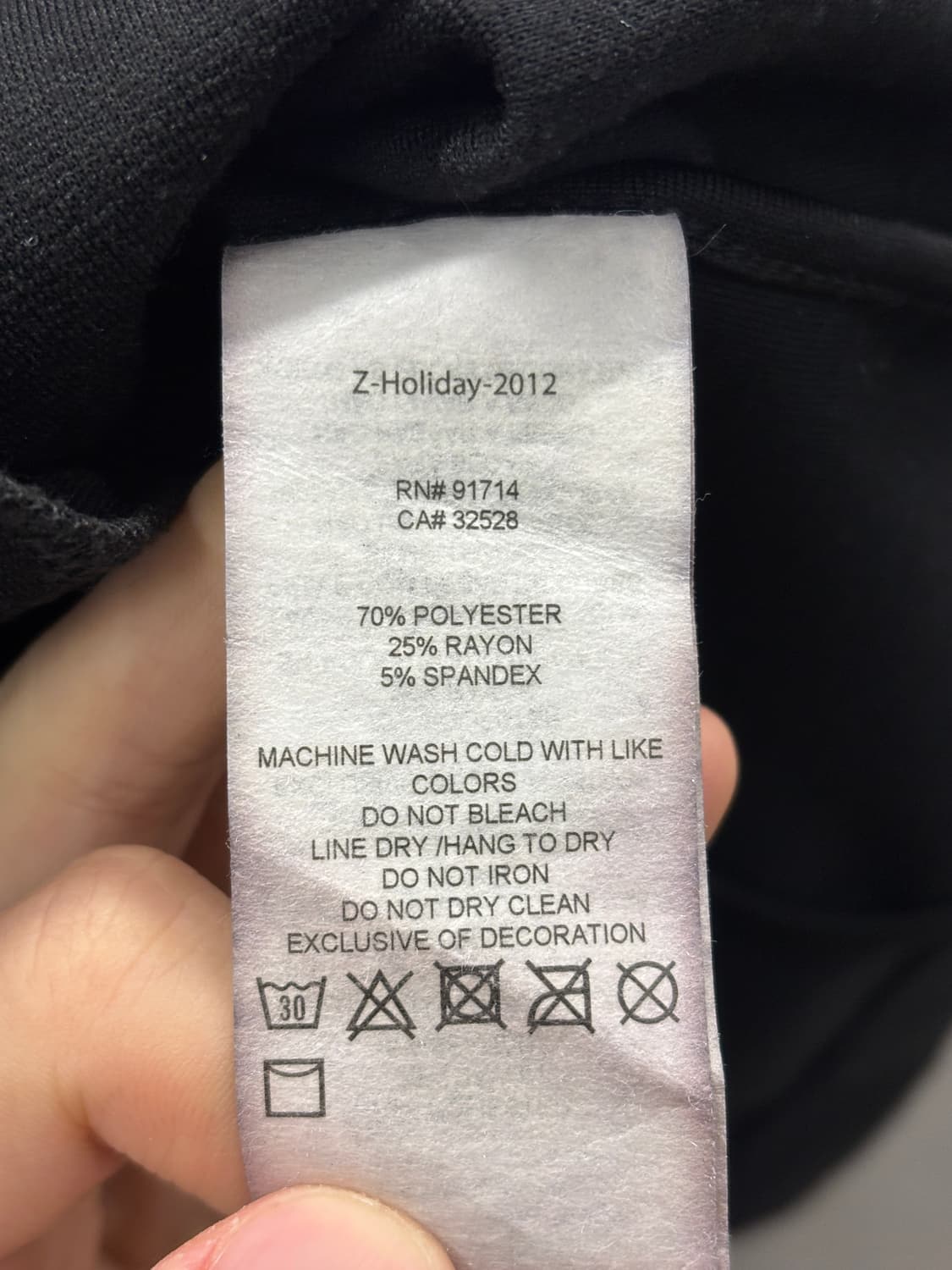 Armani Exchange 블랙 자켓 S 상품이미지5