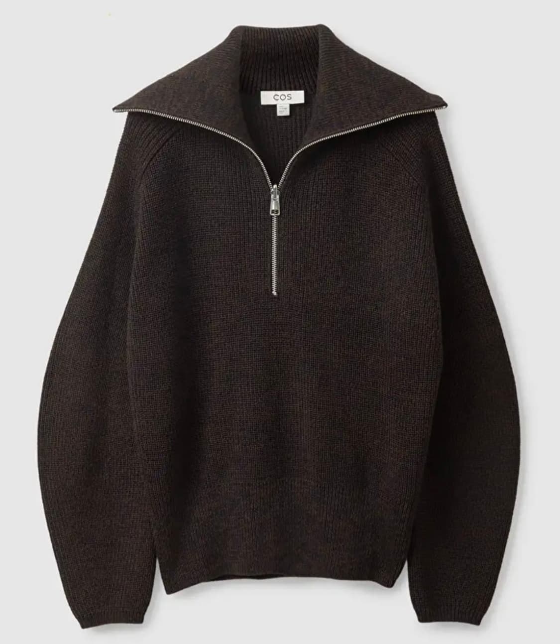 cos 코스 집니트 다크브라운 s 상품이미지1