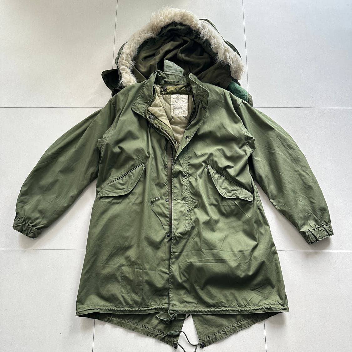 오리지널 M65 피쉬테일 파카 풀셋 (S-R/72년산) 상품이미지1