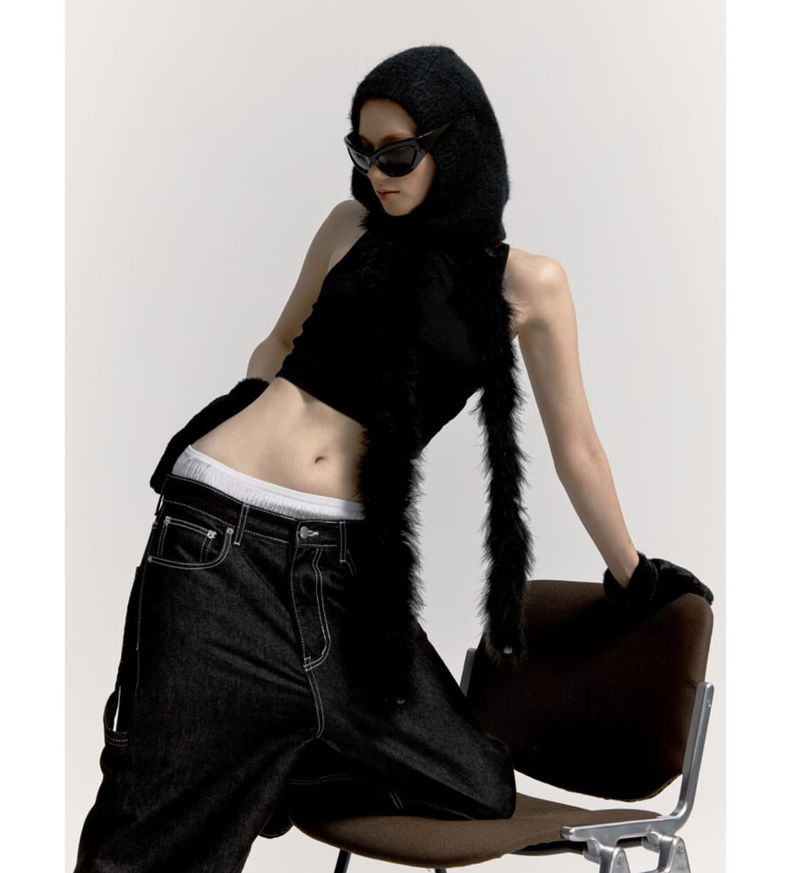 카시코 자수팬츠 / BLACK / S 상품이미지3