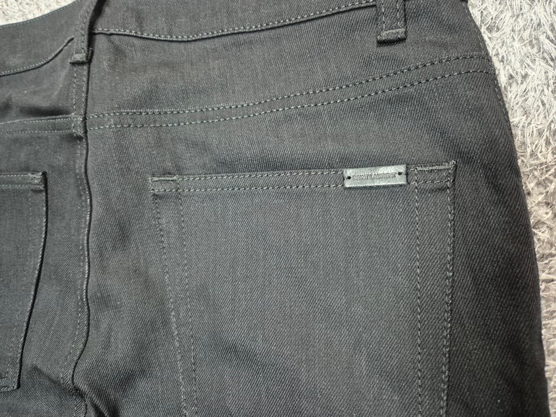[새상품]SAINT LAURENT 생로랑 여성 블랙 데님 스키니진 29 상품이미지6