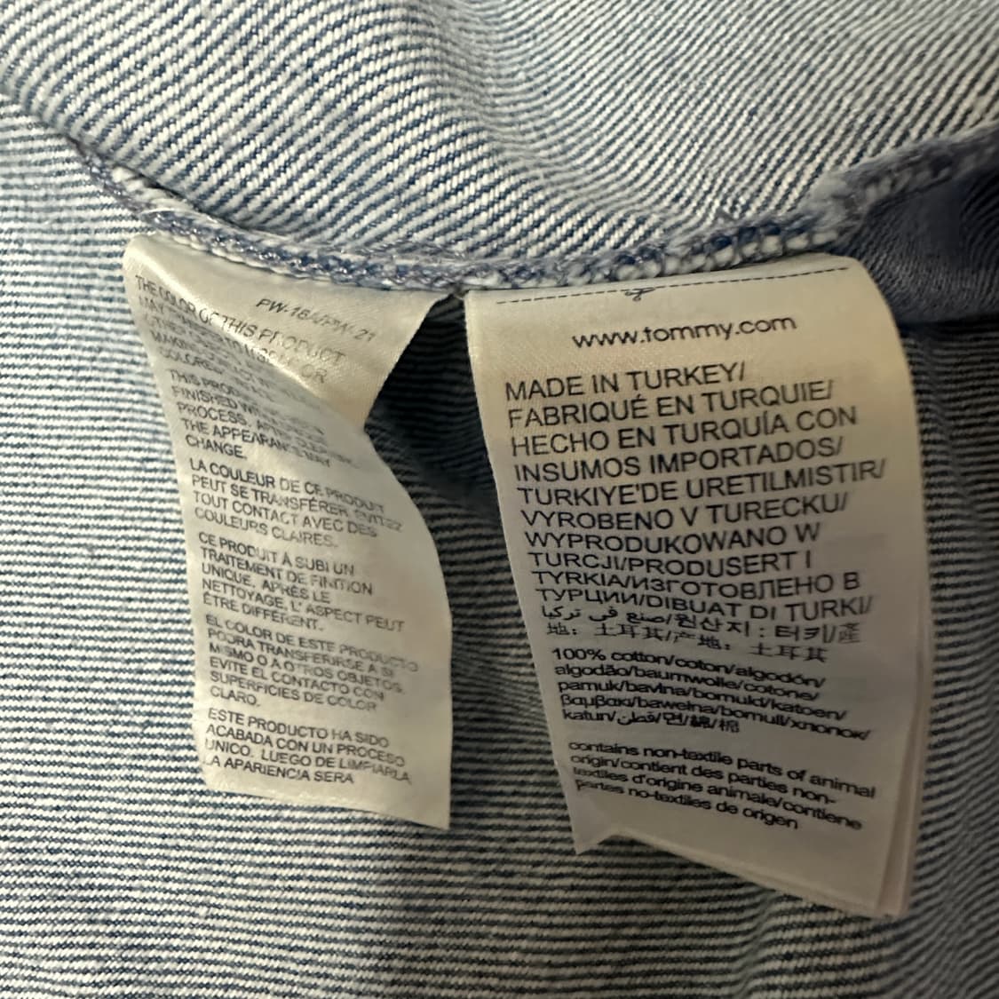 TOMMY HILFIGER heavy denim shirt 상품이미지4