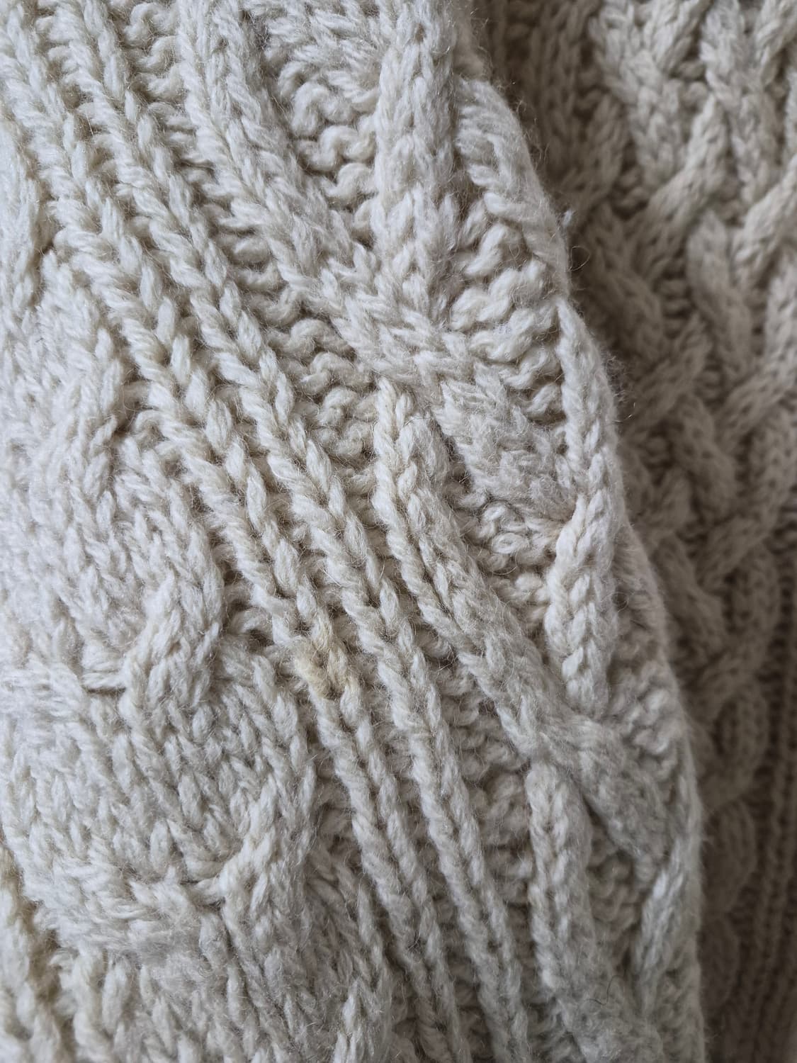 (M) 빈티지 울 알란니트 피셔맨 니트 상품이미지4