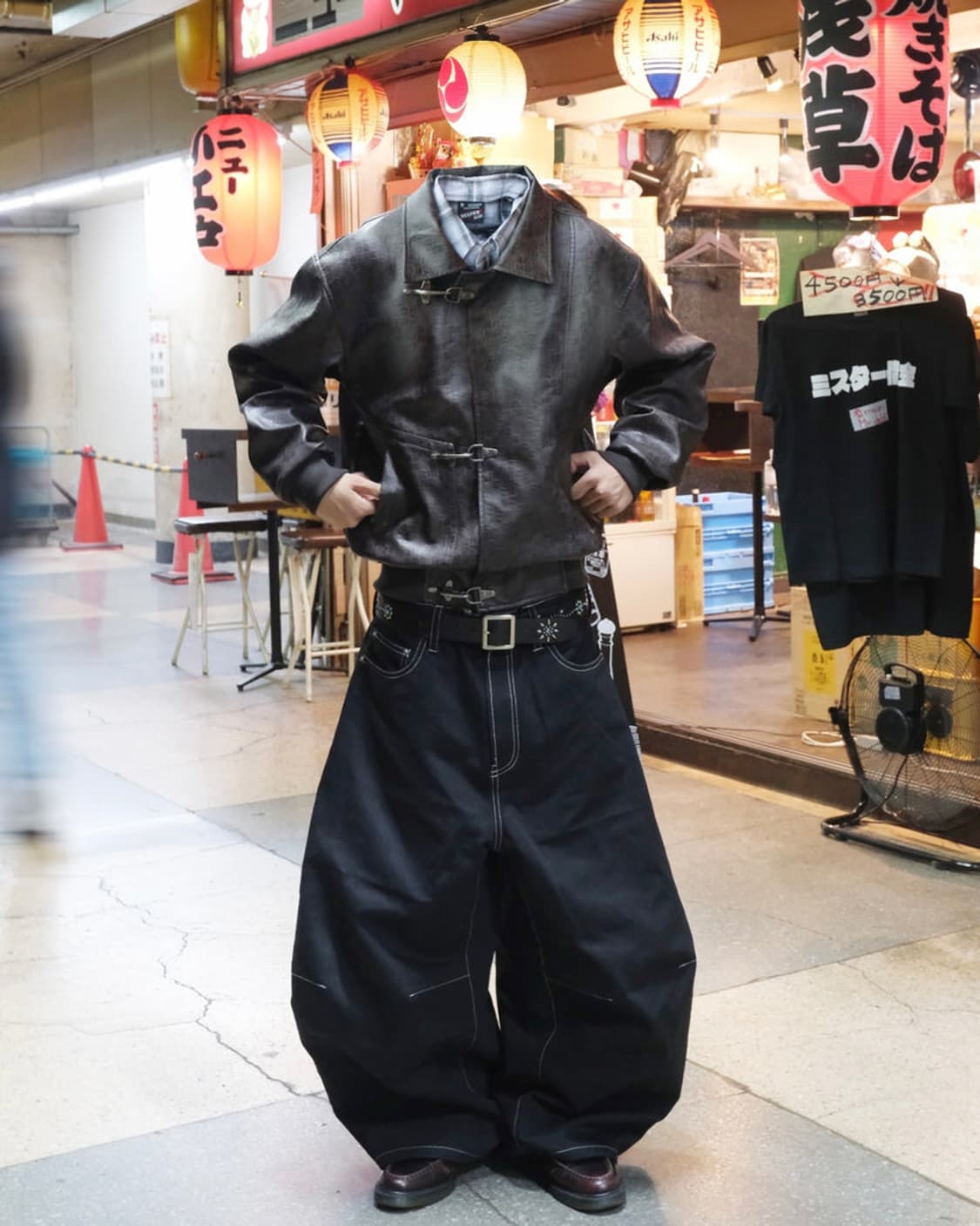 Belvet Leopard Lined Fireman Jacket 상품이미지1