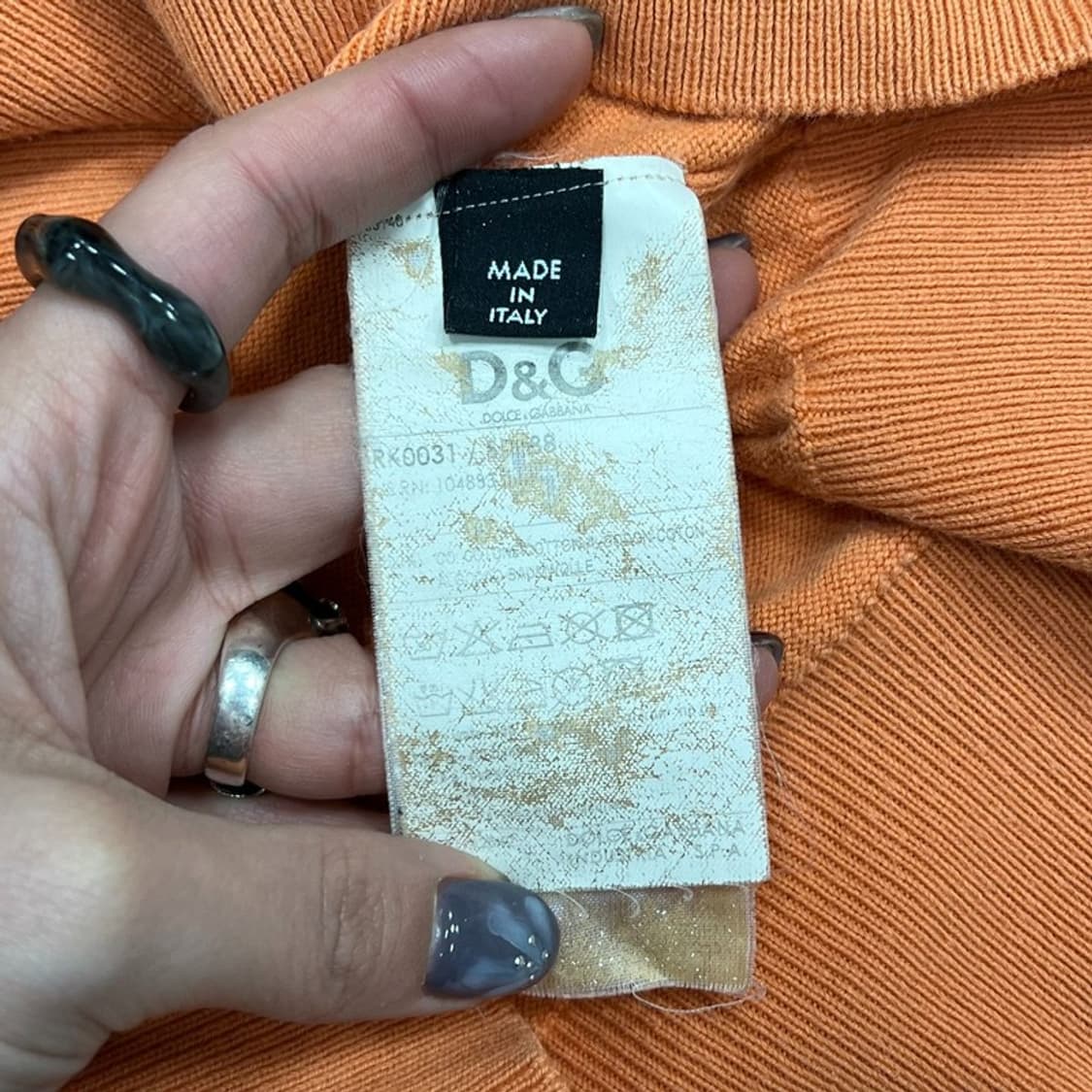 돌체앤가바나 하프집업 카라넥니트 v0848 상품이미지7