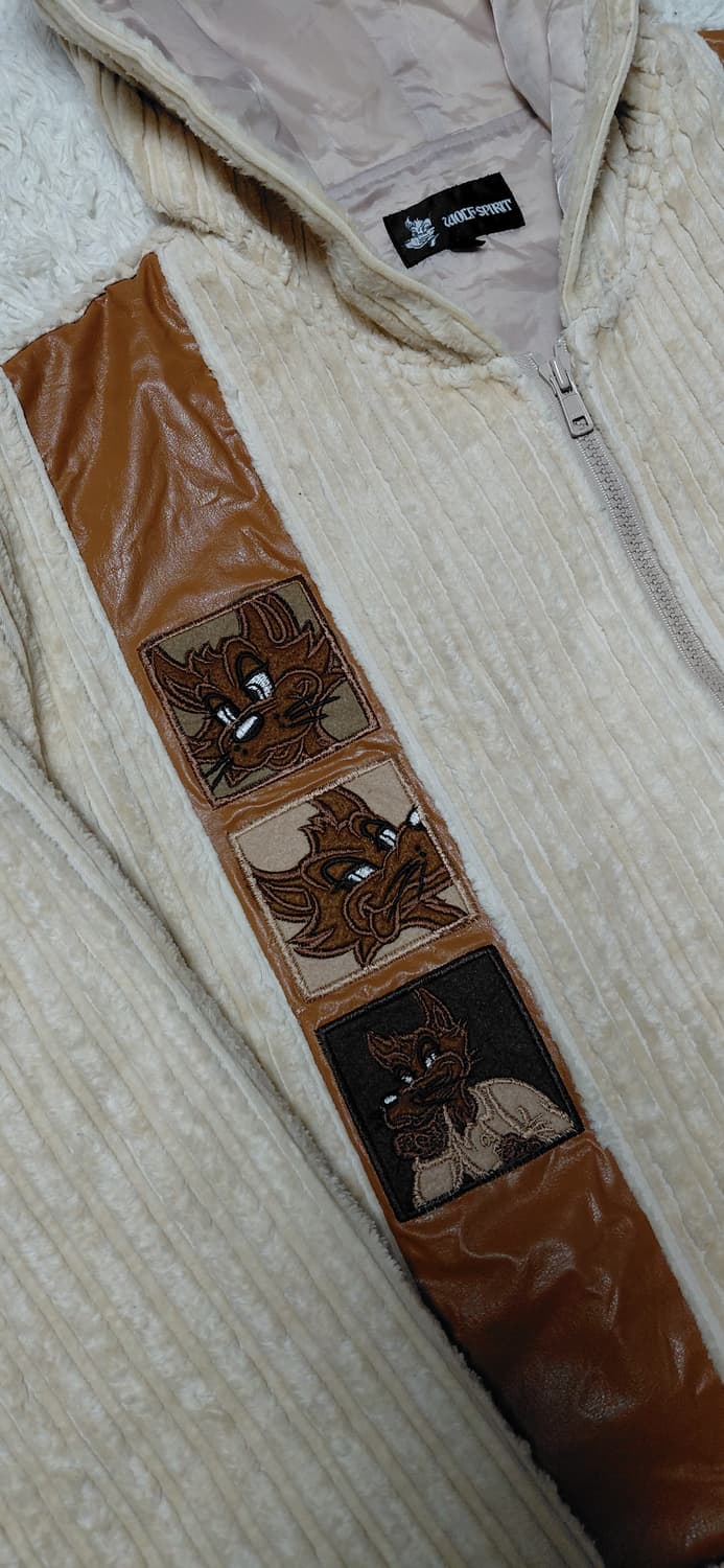 Wolf Spirit 코듀로이 후드 자켓 M~L 상품이미지3