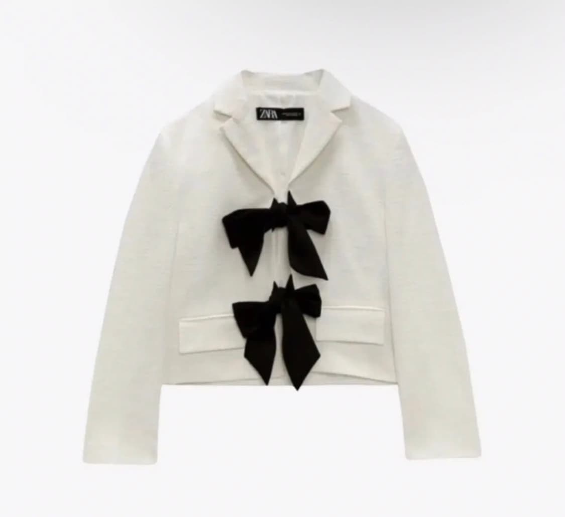 [새상품]자라 콘트라스트 타이 블레이저 자켓 상품이미지2