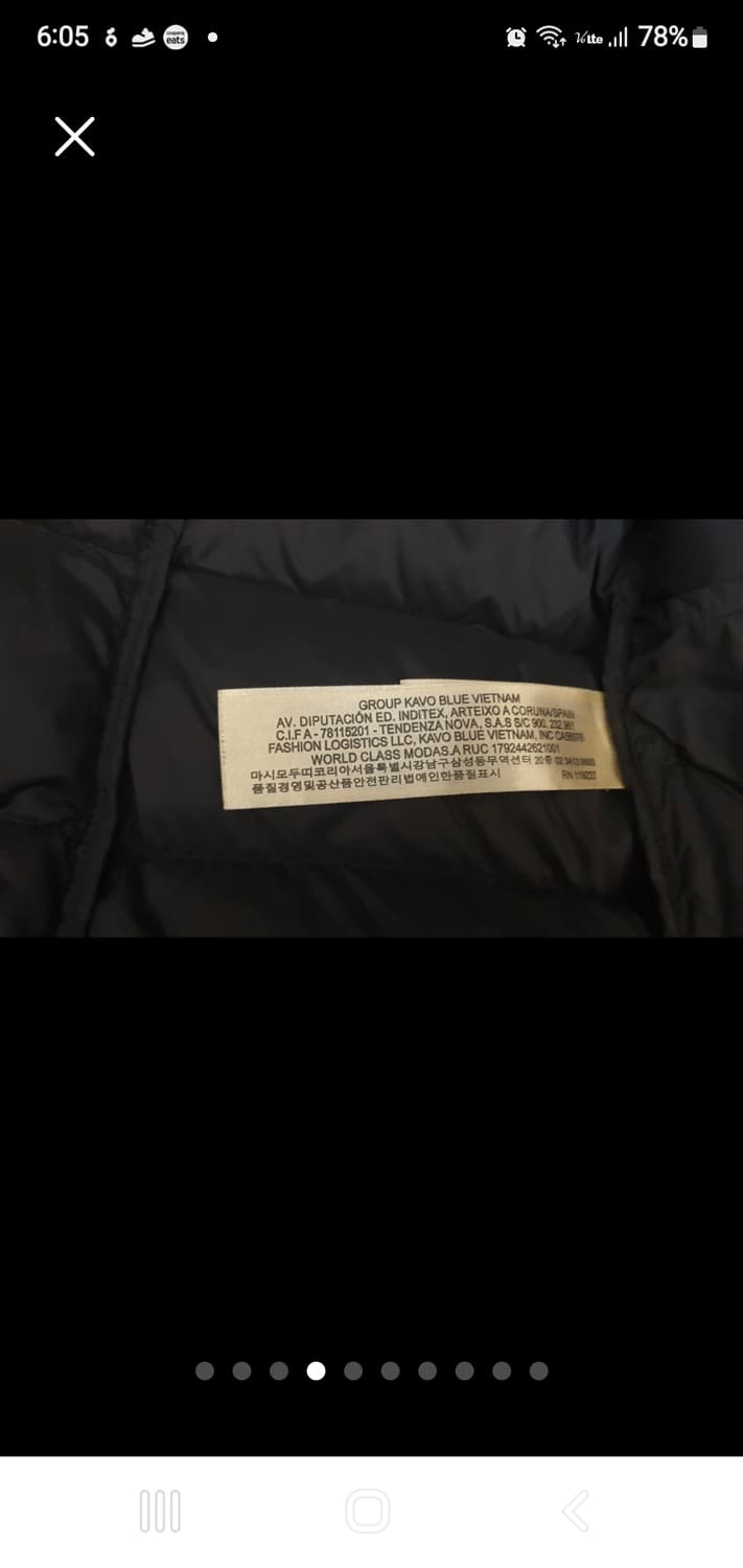 마시모두띠 숏패딩 새상품 L 상품이미지4