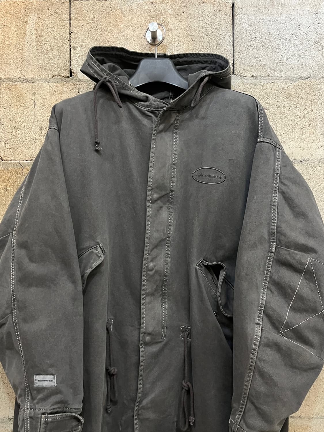 디스이즈네버댓 피그먼트 워싱 파카 상품이미지2