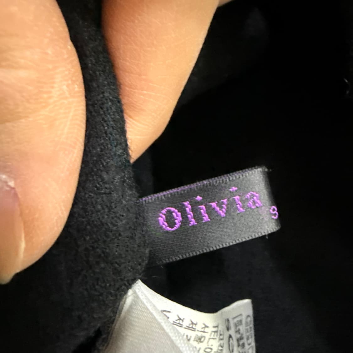 95 새상품 올리비아로렌 후드 조끼0320T 상품이미지3