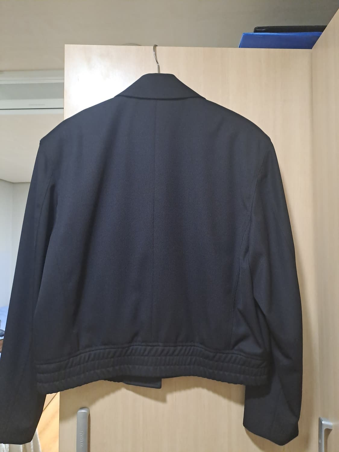 LMOOD 엘버튼 울 블렌드 자켓 트윌 black 상품이미지5