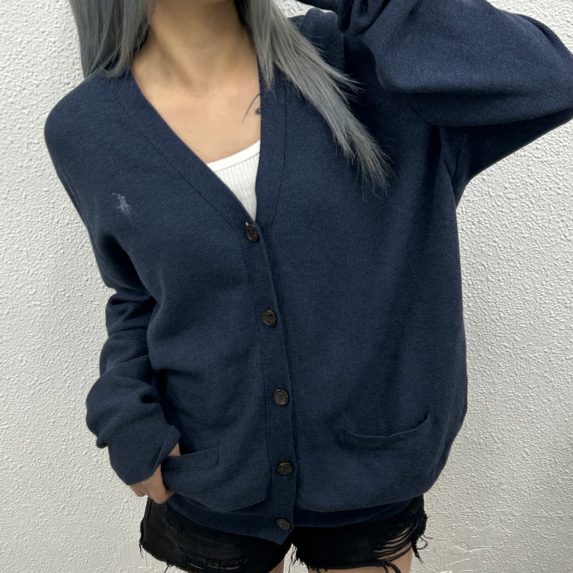 폴로 랄프로렌 소라포니 네이비 가디건 L 상품이미지1