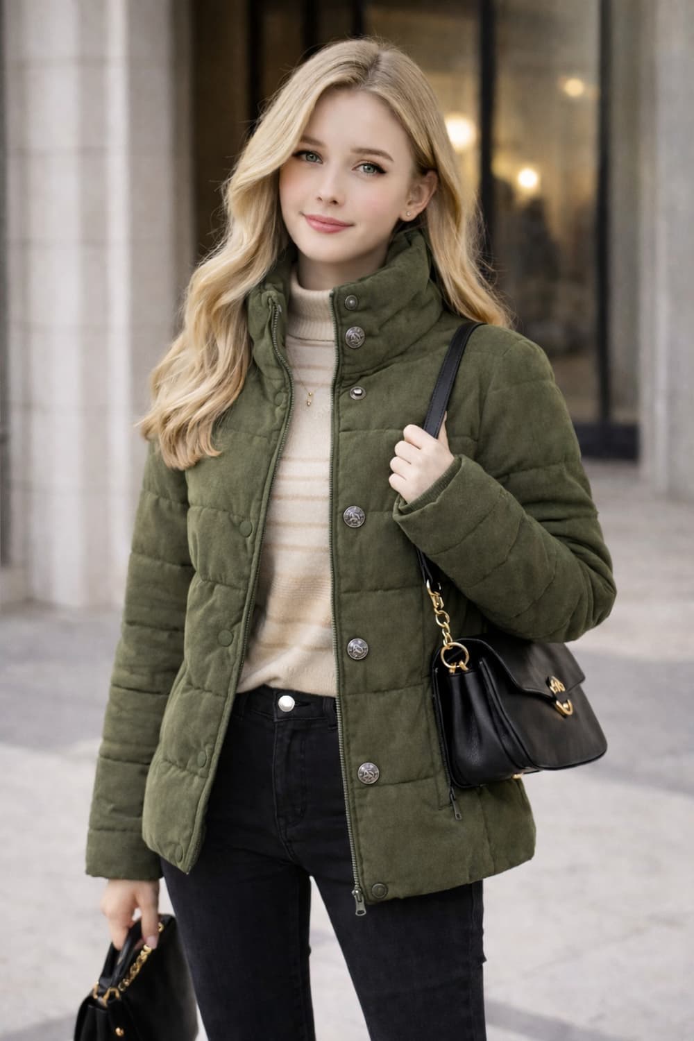 (정가150만원대)몽클레어 여성 클래식 숏 거위털 패딩 44~55 상품이미지2