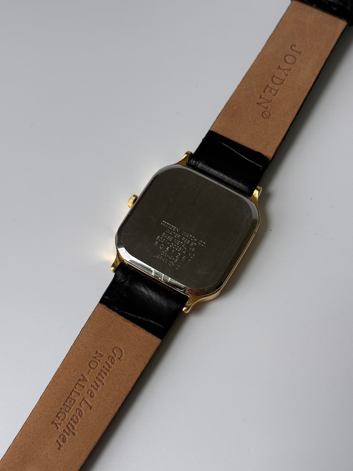 1980s Homer Gold Square Quartz 상품이미지6