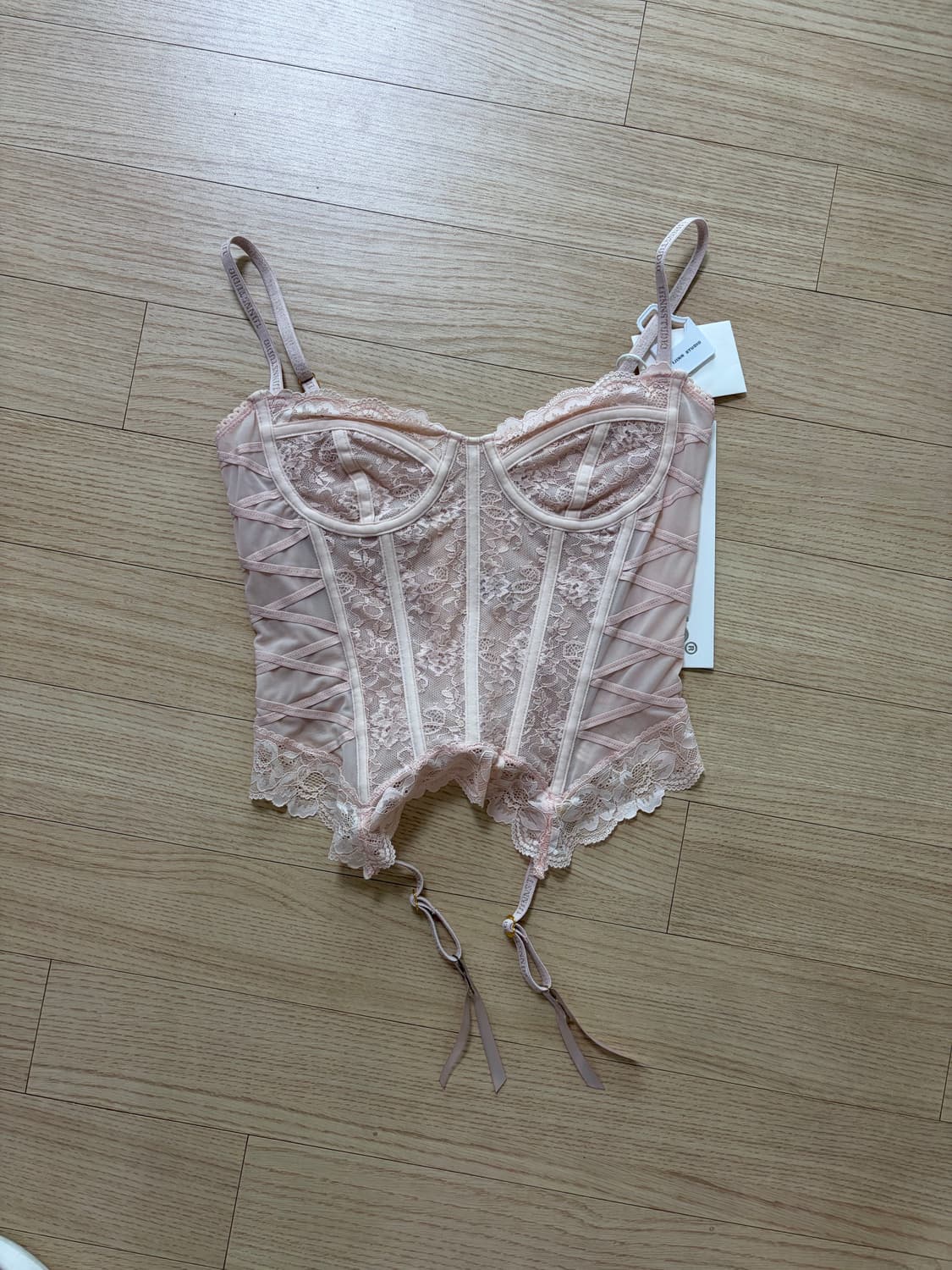 원진스튜디오 레이스 코르셋 탑 상품이미지2