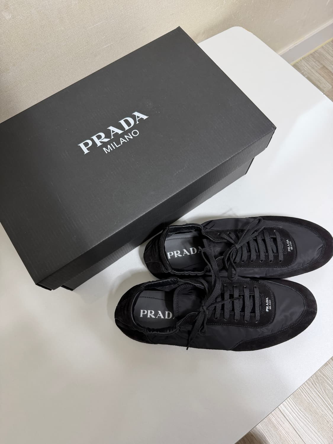 [uk8] 프라다 컬랩스 리나일론 스니커즈 상품이미지2