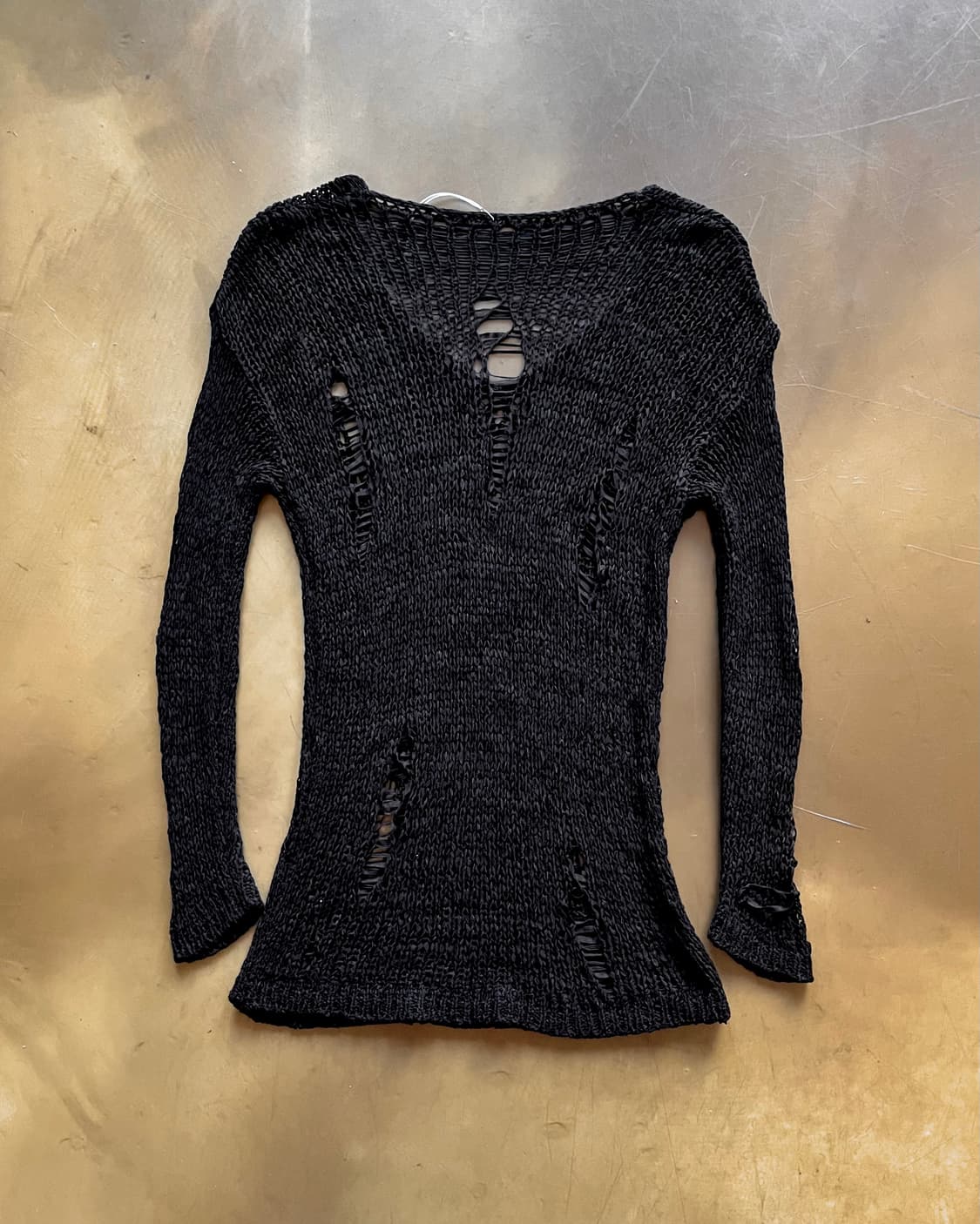 Jpn Vintage Grunge Mesh Damage Knit 상품이미지7