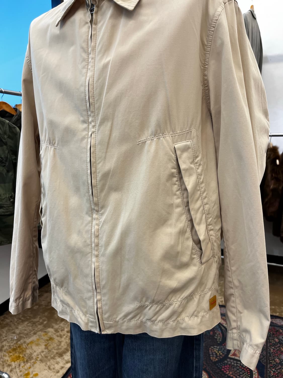 휴고 보스 블루종 자켓 베이지 상품이미지3