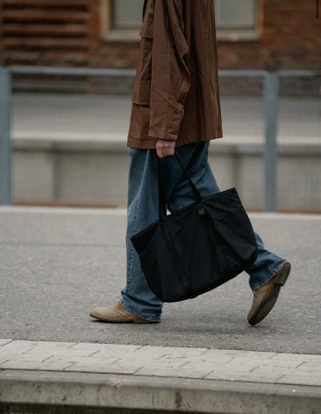 마지언타이틀 카페 토트/블랙 상품이미지3