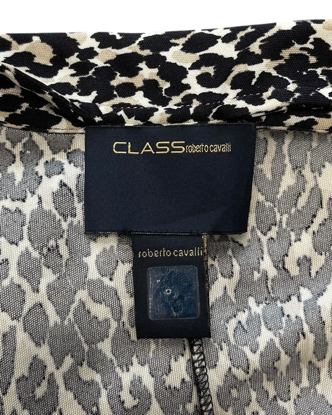 로베르토 카발리 버클 디테일 레오파드 프린트 드레스 상품이미지8