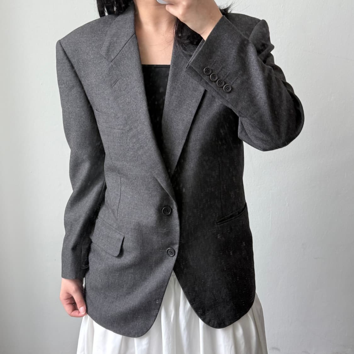 입생로랑 그레이 자켓 상품이미지1