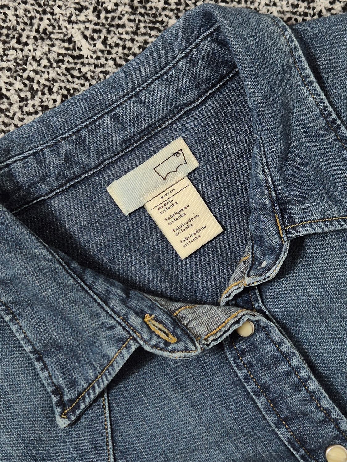 빈티지9. Levi's 리바이스 우먼스 웨스턴 데님 셔츠 상품이미지3