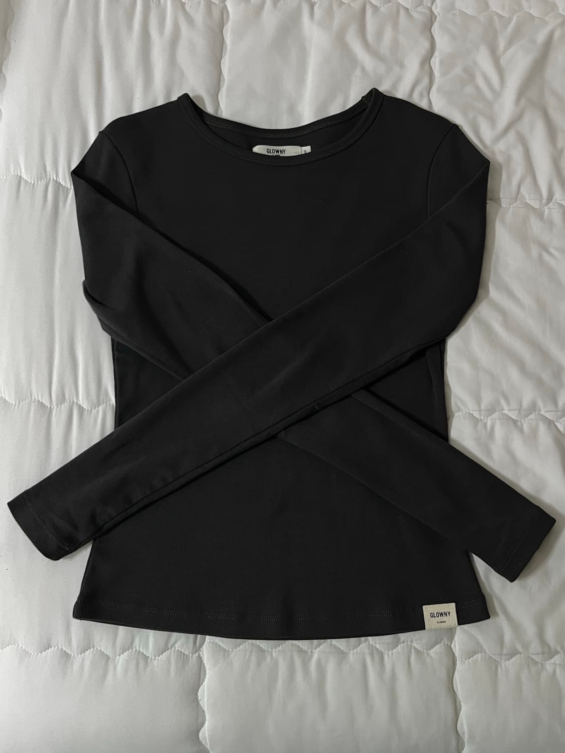 G Classic long sleeve  클래식 롱슬리브 차콜 상품이미지2