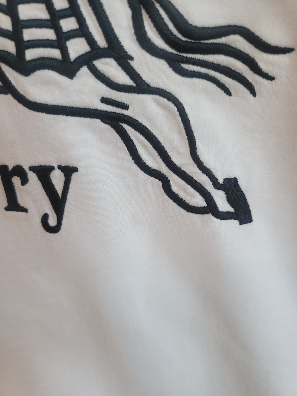🐎 버버리 에퀘스트리안 나이트 로고 반팔 티셔츠 화이트 L 상품이미지7