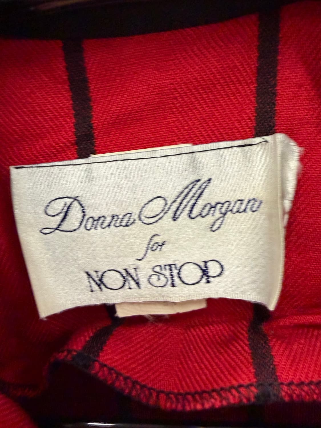 Donna Morgan for NON STOP 레드 스트라이프 자켓 5/ 상품이미지3