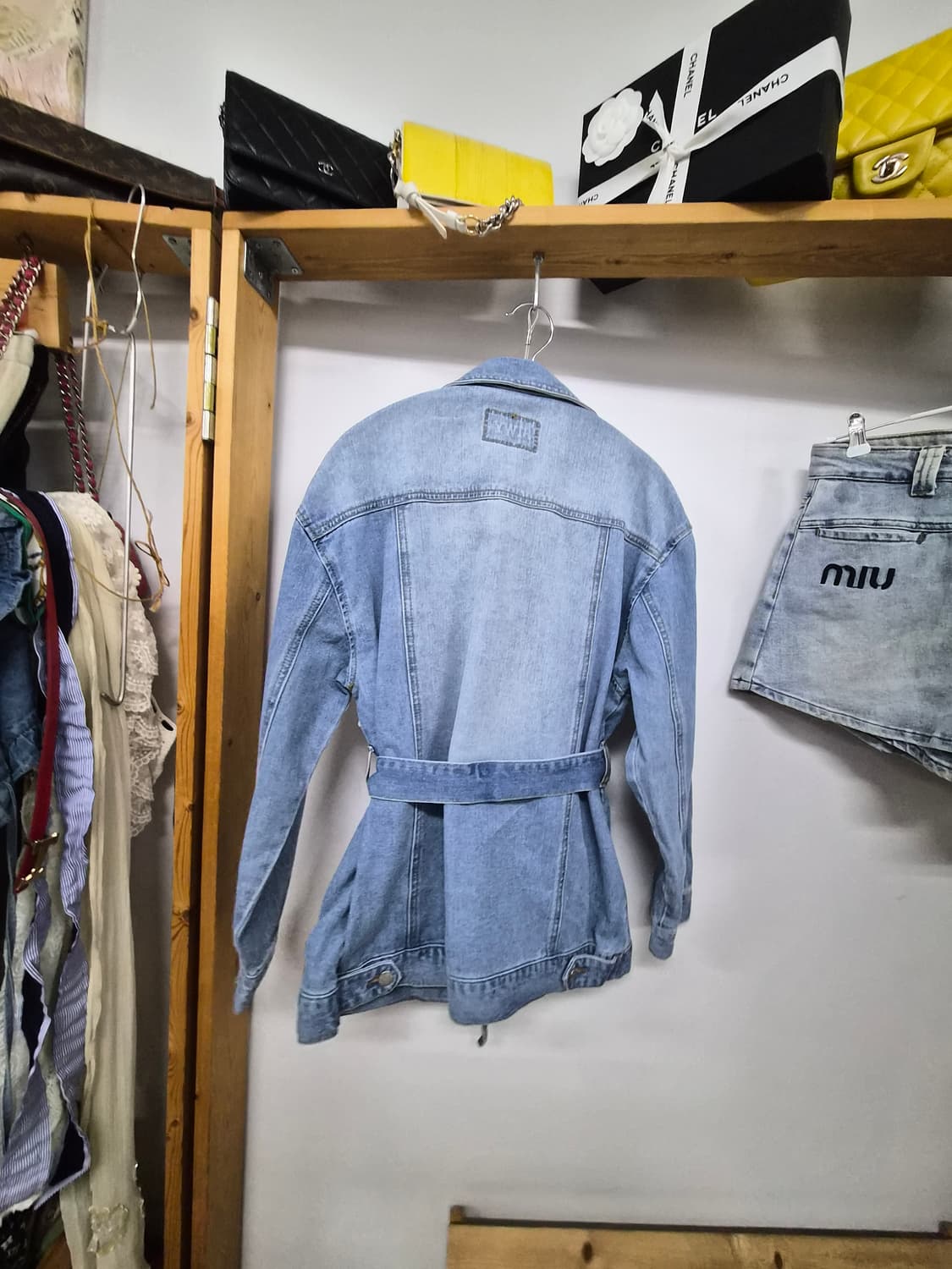 씨위 벨티드 데님자켓 상품이미지5