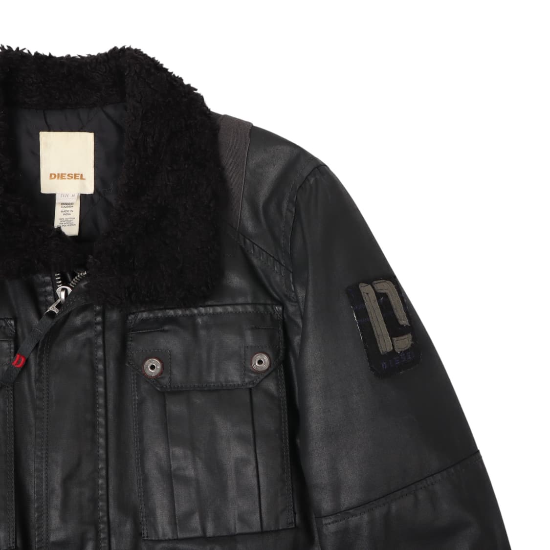 디젤 시어링 코티드 트러커 점퍼 자켓 상품이미지3